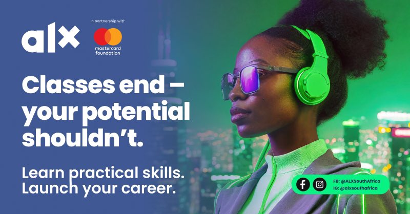 Classrooms shape minds, but challenges test them. At ALX, real-world skills are at the core of what they do. Their FREE 6week Career Essentials program sets you up for the career of your dreams.Apply now (it’ll only take 20 minutes)bit.ly/3Tts2Vt #ALXAfrica #DoHardThings