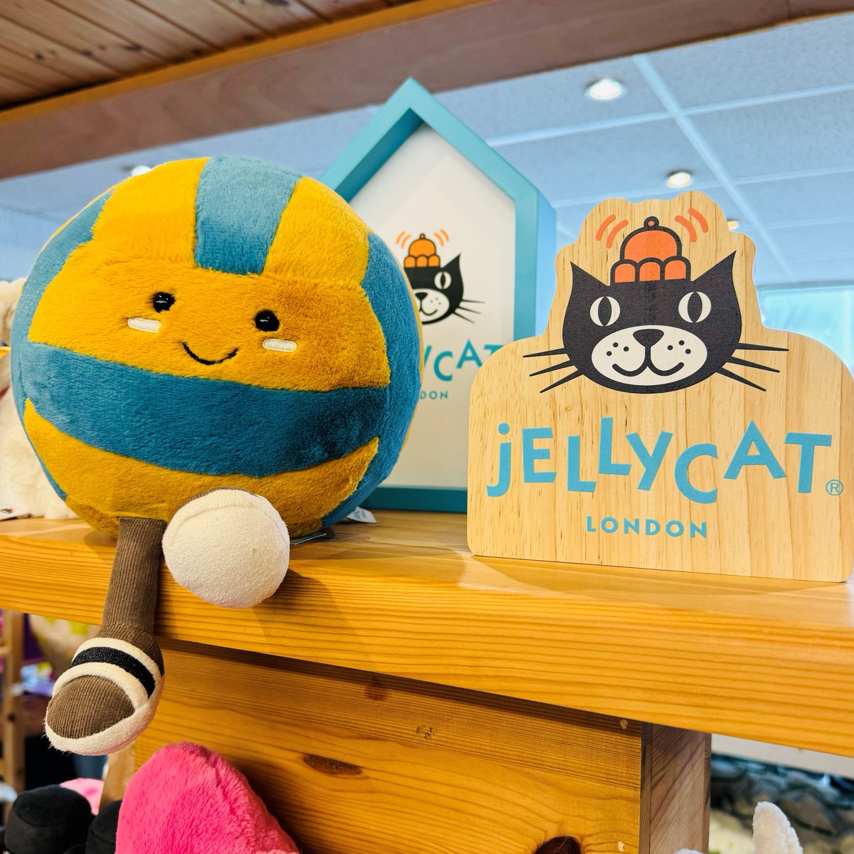 Jellycat Amuseables Sports Beach Volley Plush Toy - 11.8" Cute Stuffed Volleyball