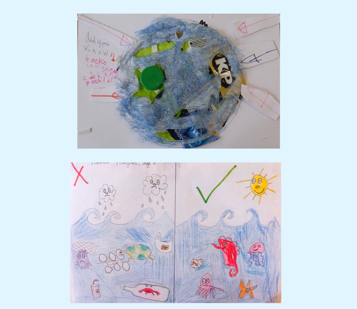 Congratulations to Alice and Amelia winners of our Earth Day Art Competition. Thank you to everyone that entered.