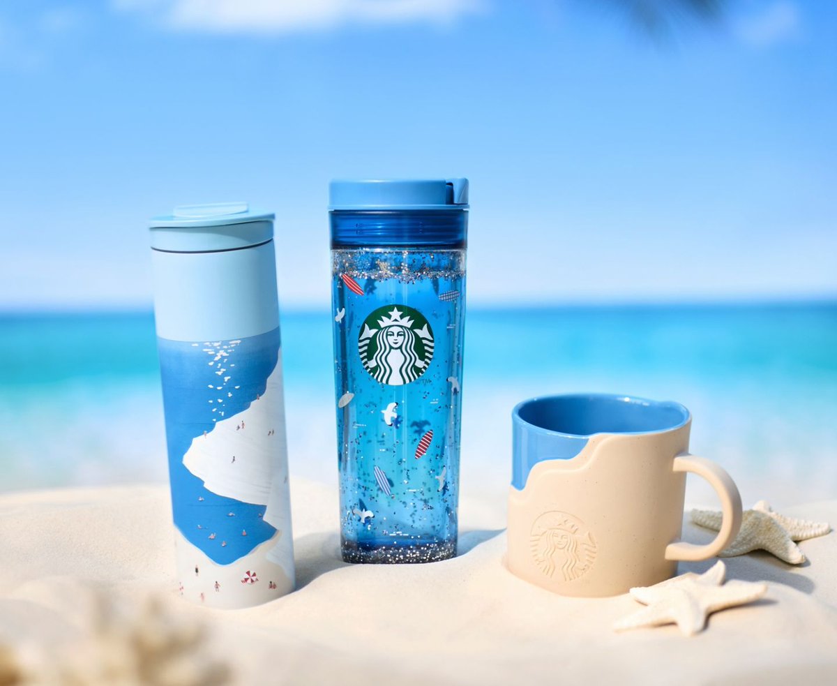 Starbucks Japan Exclusive Seaside Getaway - Mugs, Tumblers & more. Check them out at the link below! 🛑buff.ly/3Jv0ABY #Starbucks #StarbucksJapan #Japan