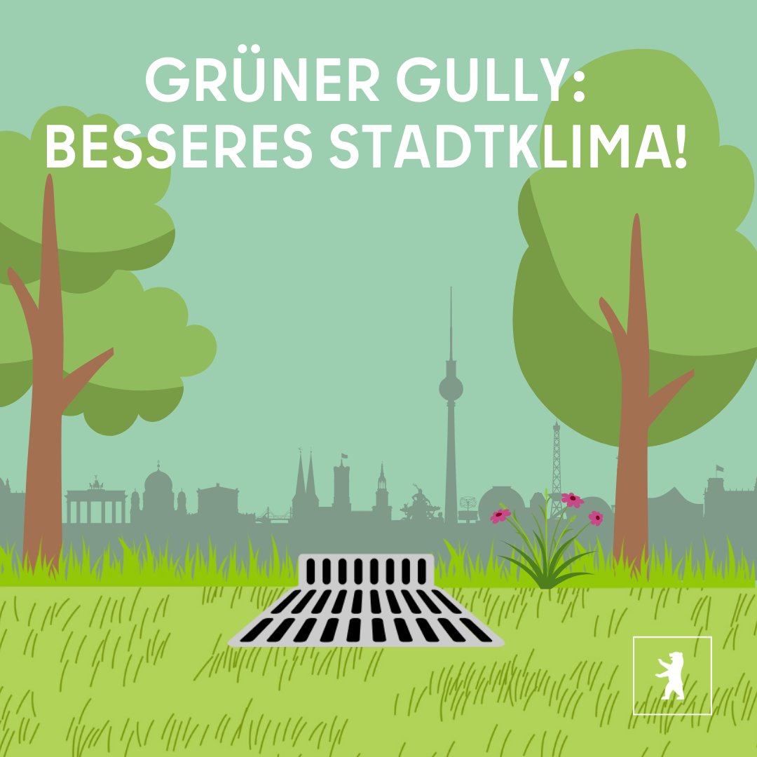 In Berlin-Mitte sind rund 60 Prozent der Flächen versiegelt – durch Gebäude oder Straßen. Versiegelte Flächen verschärfen jedoch die Folgen des Klimawandels. Dabei helfen können Grüne Gullys. Wie sie genau funktionieren erfahrt ihr im Video. 🎞️➡️ youtu.be/rvF3H8KrCoY