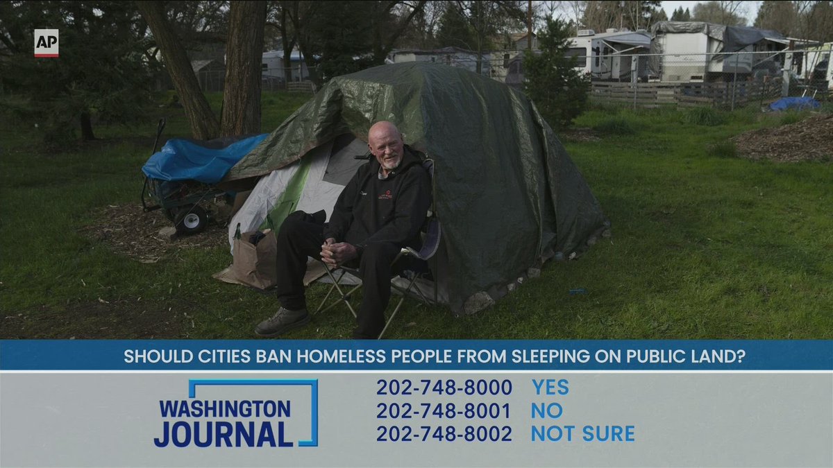 Should cities ban homeless people from sleeping on public land? Join the discussion: tinyurl.com/yaxtsfkb