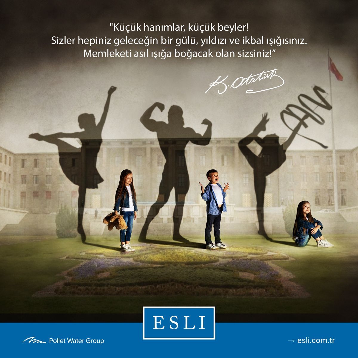 EsliEndustriyel's tweet photo. Today's youth are the future representatives of the Parliament, the leaders of tomorrow, and we celebrate the April 23rd National Sovereignty and Children's Day for all our children who are candidates to become the future leaders of our nation. 🎊🍭

#April23 #ChildrensDay https://t.co/cvoVs54qNg