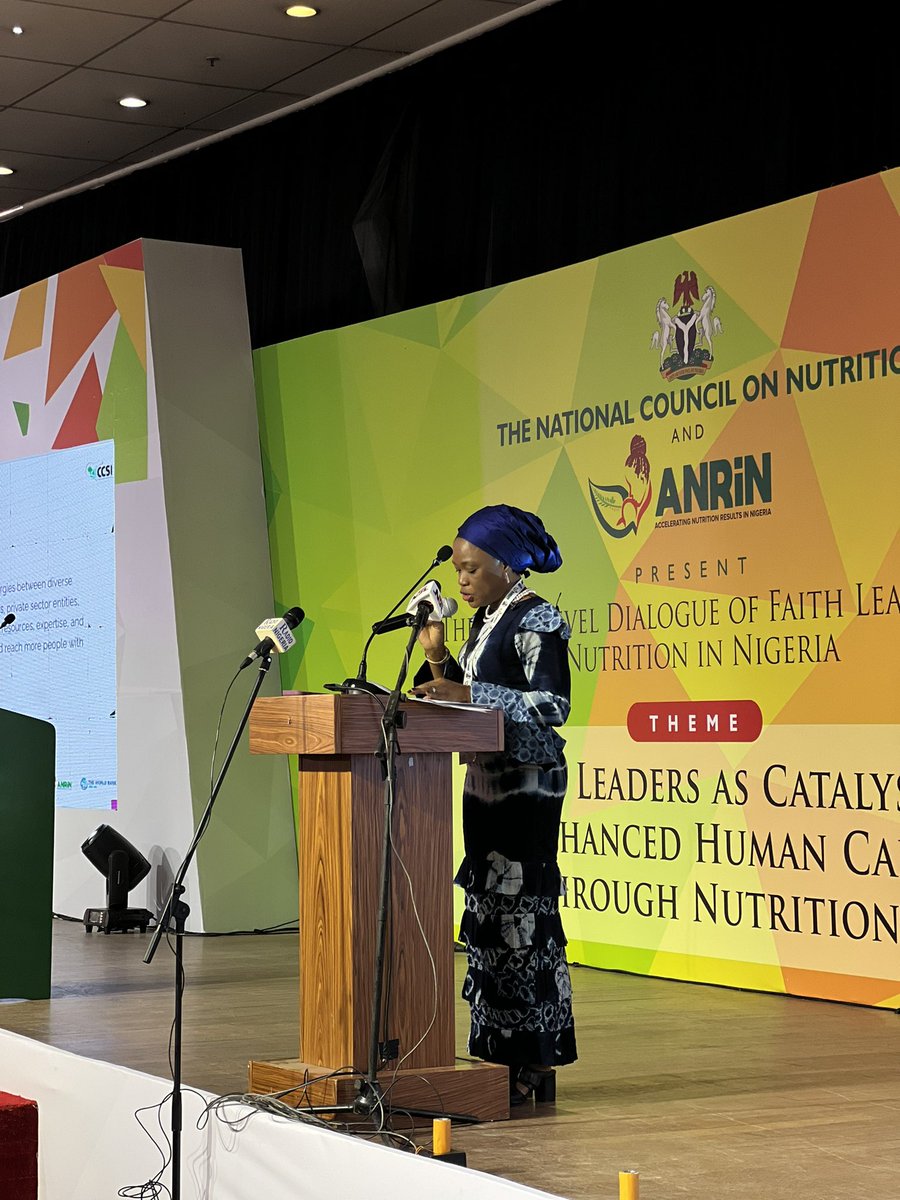CCSImpact's tweet photo. Discussing strategic collaboration in the nexus between faith and Human Capital Development, @AntyFunke ED @CCSImpact said: 

“When it comes to faith, we see that the Bible encourages social behavior change communications in order for us to build nutrition competent communities.” https://t.co/77ysghWjVB