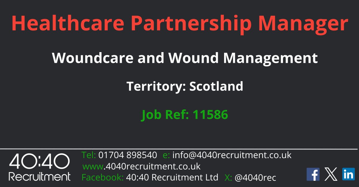 REF: 11586 HEALTHCARE PARTNERSHIP MANAGER - #SCOTLAND  Details at:  zurl.co/FloE #nhsliaison #HDM #HPM #KAM #keyaccountmanager #Glasgow #Edinburgh #Scotlandjobs