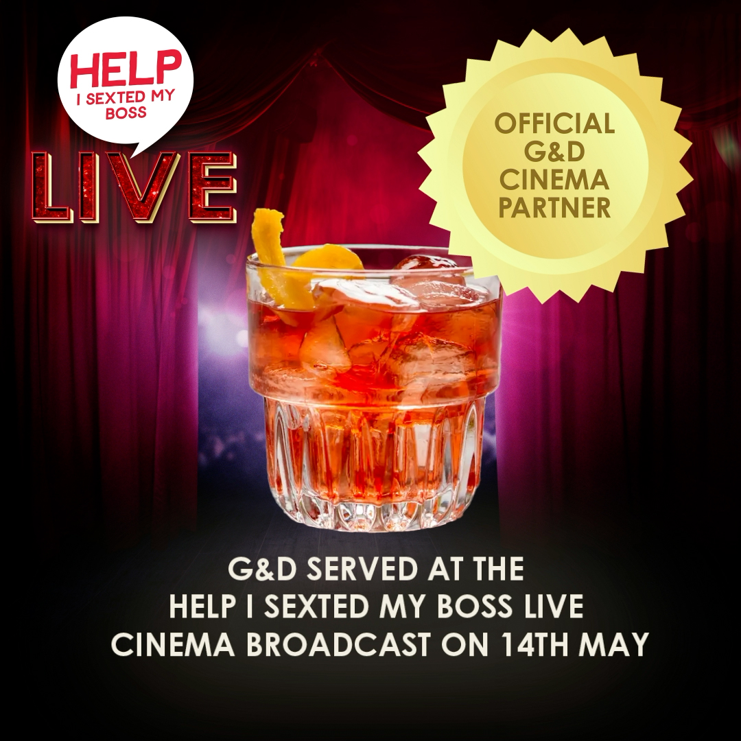 Help I Sexted My Boss is hitting the big screen on 14 May! We are an Official G&D Cinema Partner and will be offering the podcast's signature cocktail, Gin & Dubonnet, on the night of the screening! Tickets now on sale at ow.ly/JCSN50Rm1g8 #SextedLive