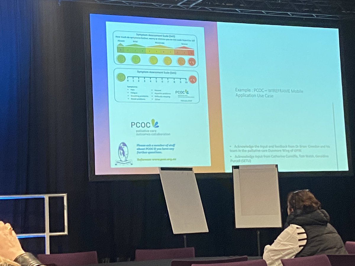 PCoC in use by south east Ireland in  and UHW in tandem with SETU in palliative care #icic24 @ahernemer @MowlamHealth @HSE_CDI