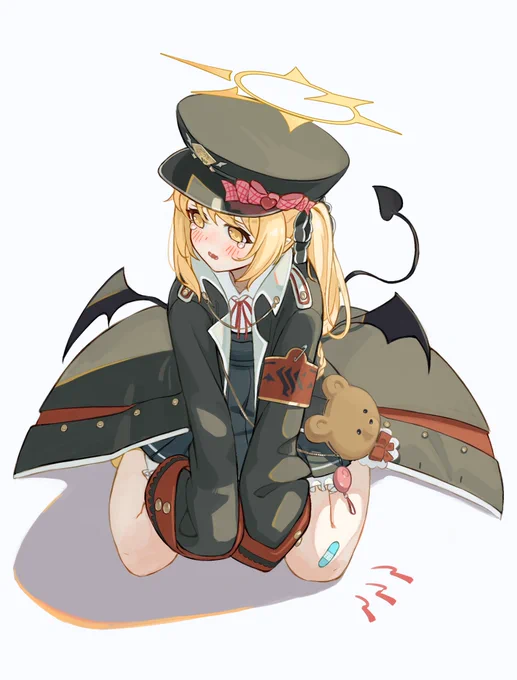 転んで泣いちゃったイブキ#ブルアカ 