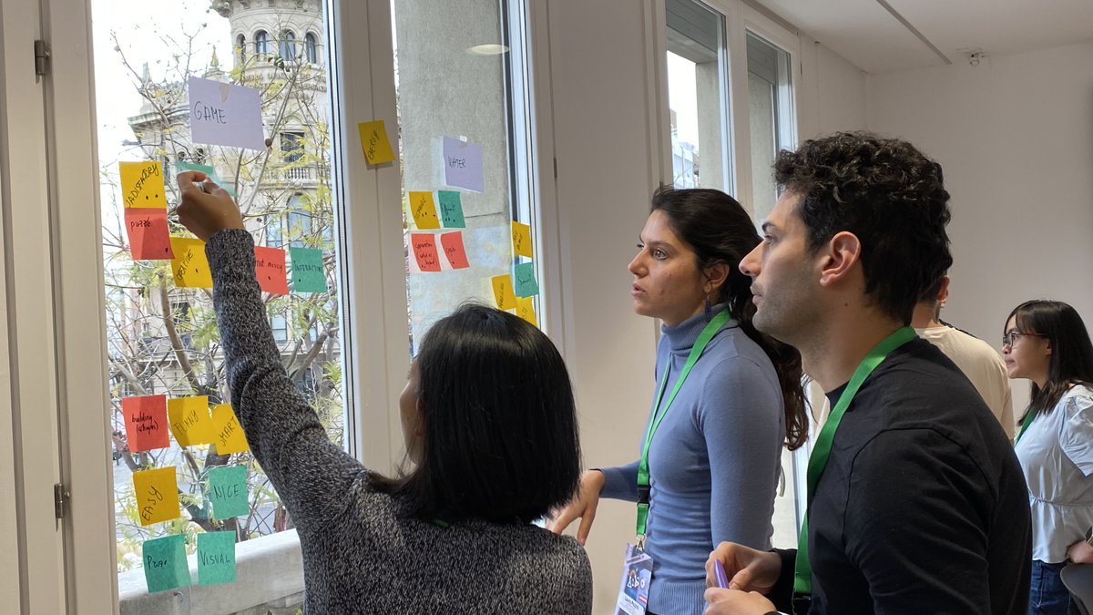 Interfibio's tweet photo. Interfibio's master and PhD students participated yesterday at the #Experimentathon organised by the #HubExperimenta.
The Experimentathon challenges students to design a scientific game targeting kids to help them understand the importance of resusing water. https://t.co/pmhmNDdVi1