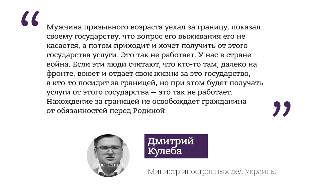 МИД Украины приостановил совершение всех консульских действий для мужчин 18-60 лет, кроме оформления документов для возвращения в Украину. Справедливо?