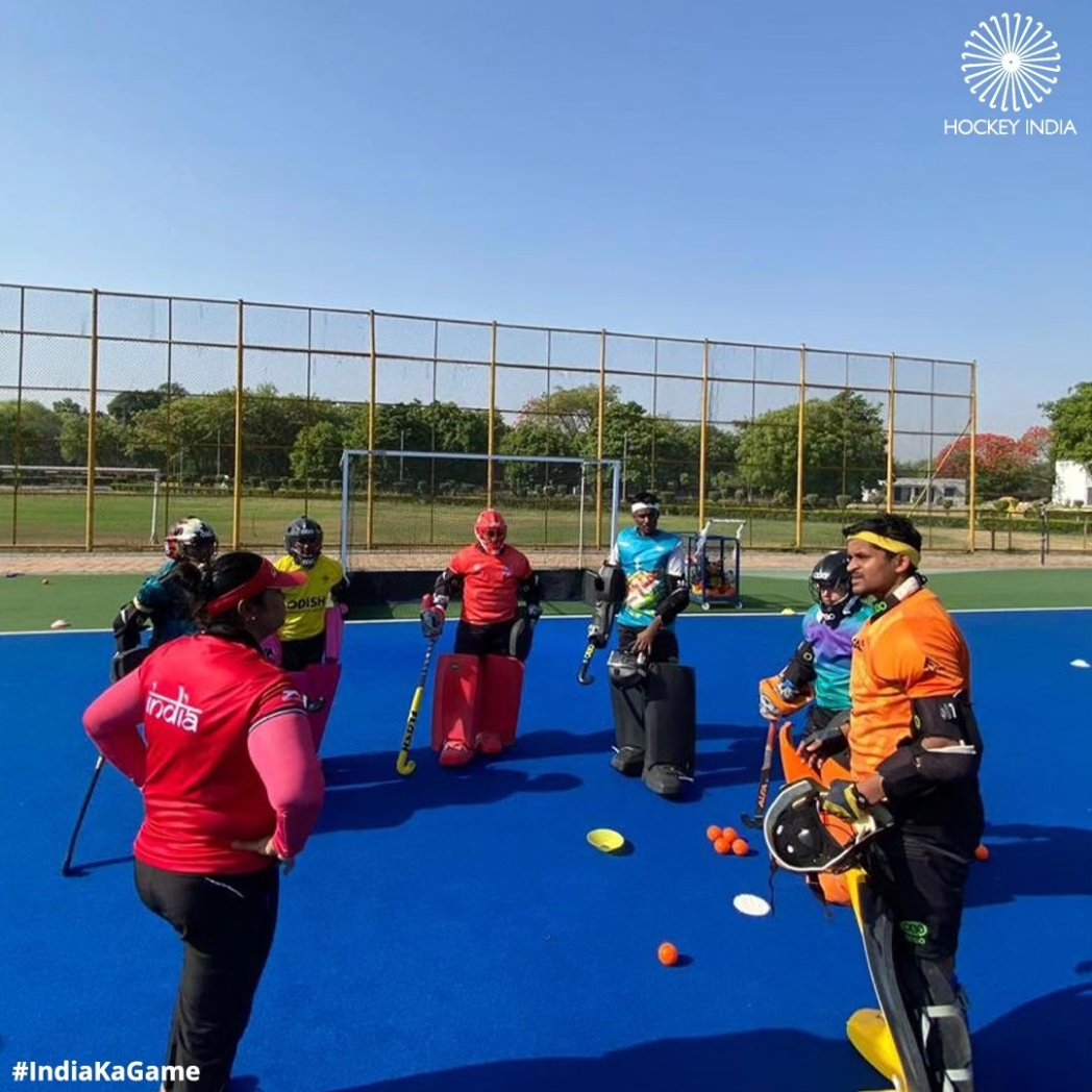 Step behind the curtain 🥅 

Glimpse from the intense goalkeeping session with the legendary Helen Mary at Lucknow NCOE! From lightning-fast⚡reflexes to strategic positioning, witness the dedication of aspiring keepers as they hone their skills to perfection.

#HockeyIndia