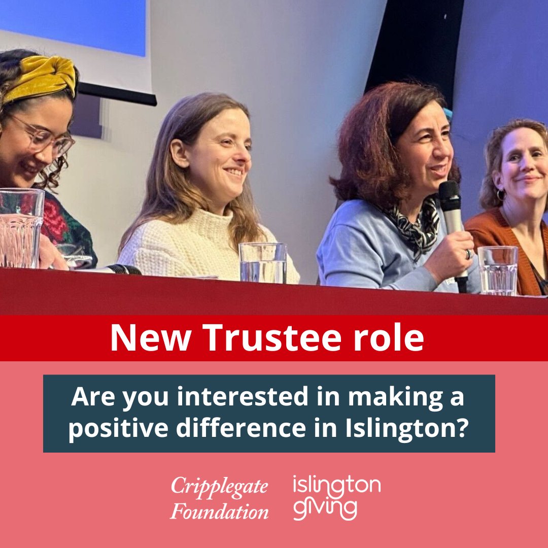 📣 Join our Board as our new Governor / Trustee! 📣 🔖 Please see our recruitment pack, contact us at recruitment@cripplegate.org.uk or ring 020 7288 6940 for an informal chat about the role. 🗓️ The closing date is Monday 3rd May. ➡️ loom.ly/uXtAOXo
