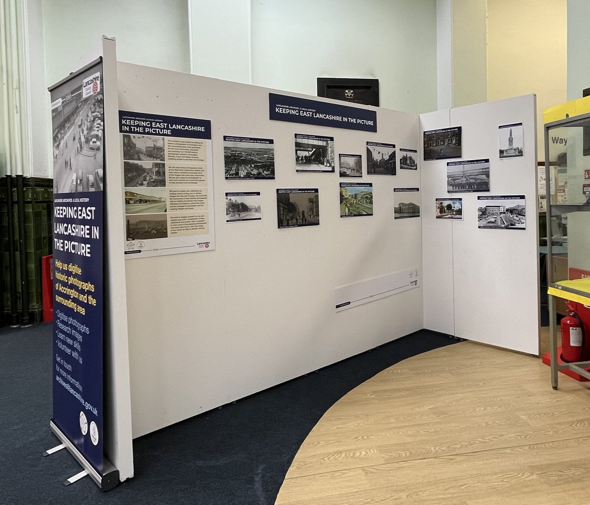 LancsArchives's tweet photo. ๐ข New exhibition alert!
Come and visit the exciting new exhibition in #AccringtonLibrary showcasing historic Accrington. You'll also get the chance to see the 'Then and Now' blended images on display upstairs in the Community History room. https://t.co/vKSsgqYeWi