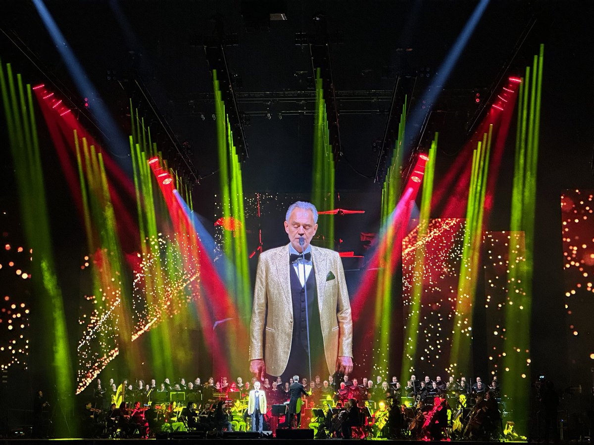 OSA International provides Ayrton lighting, grandMA3 consoles and MDG TheONE atmospheric generators to Andrea Bocelli’s North American Tour. Find out more ➡️ a1lightingmagazine.com/latest-news/an… #lighting #lightingnews #stagelighting #lightingfixtures #lights #illuminate #LEDs
