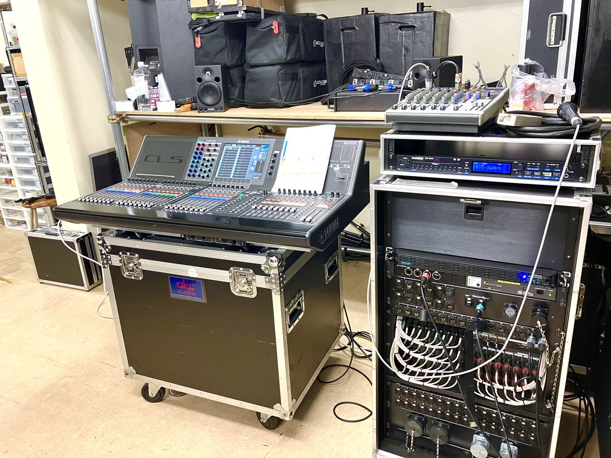 akc_audio's tweet image. 卓リパッチ&amp;amp;OUT確認作業
現場でやる事を極限まで減らしたい病の人たちなのでせっせと頑張ってマス

#フェス　#リパッチ #QL5 #CL5