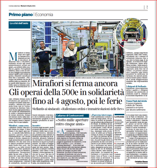 Elkann / Stellantis:  - la decrescita felice funziona per gli operai; ma ingrassa i maiali proprietari, che si distribuiscono dividenti miliardari mai visti prima