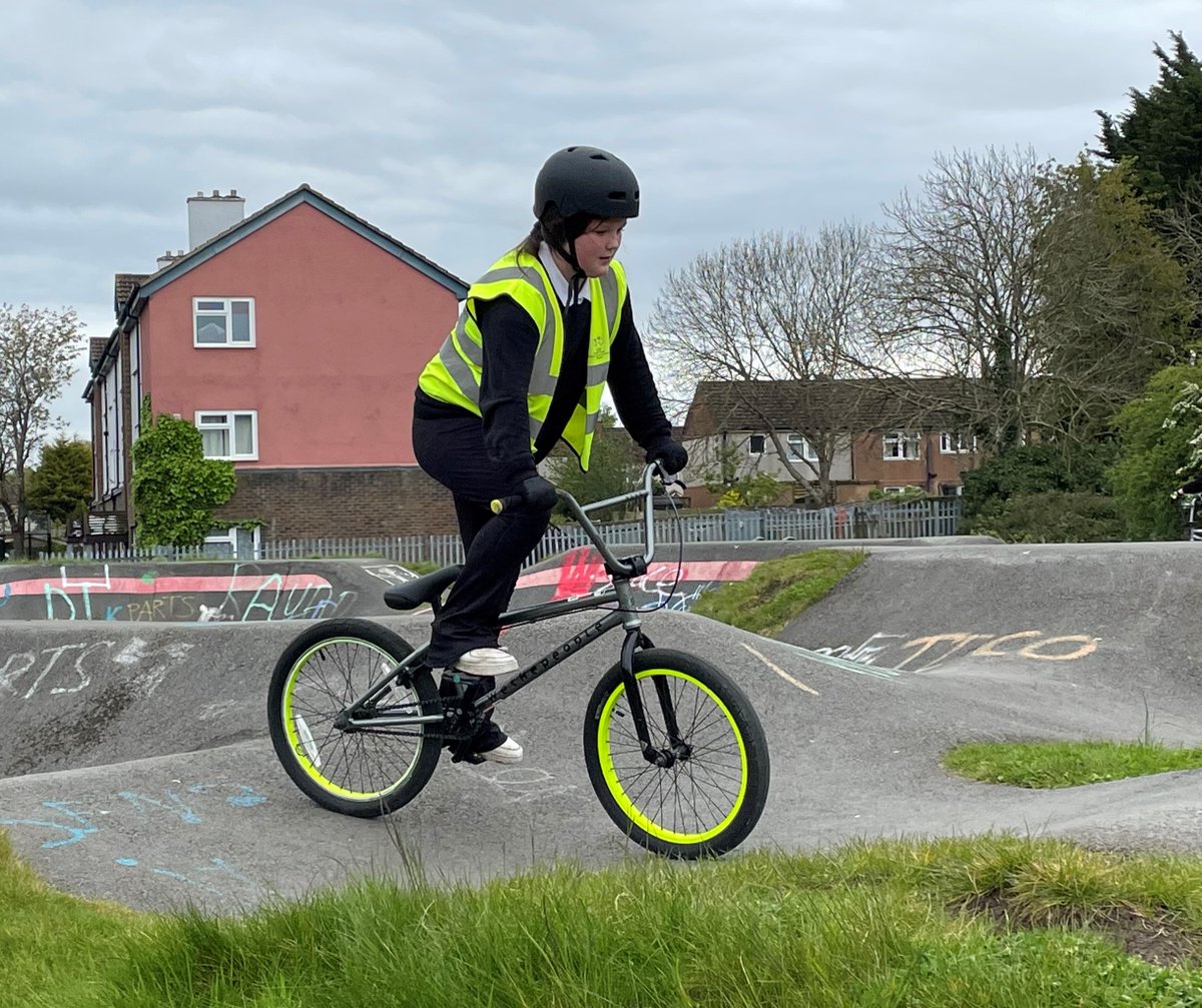 We always love a visit to the Hartcliffe BMX track and todays Learning To Lead group were exceptional showing resilience, determination and energy in trying out a new skill. Thanks to @HWCPsymes and @AccessSport for helping make this happen!