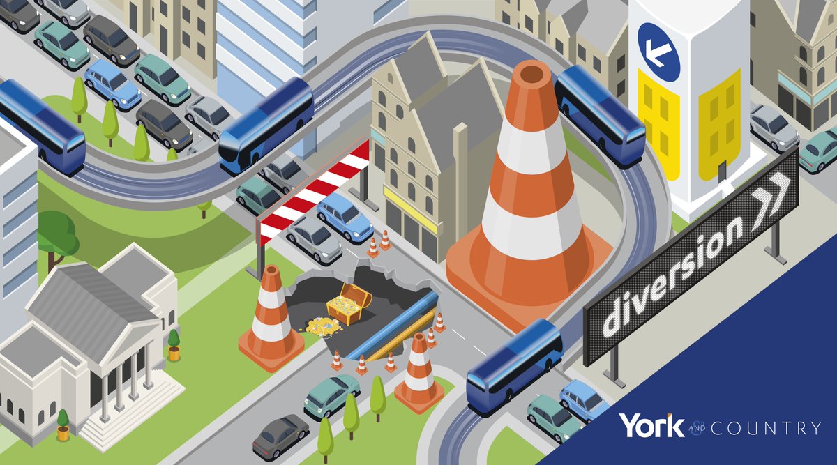 ⚠️ Due to a road closure and road works in York City Centre, some of our buses will not be able to reach certain stops ℹ️ Please see the link for details: transdevbus.co.uk/coastliner/ser… ⏳ In place from 26th to 29th April, 8pm to 6am We apologise for any inconvenience