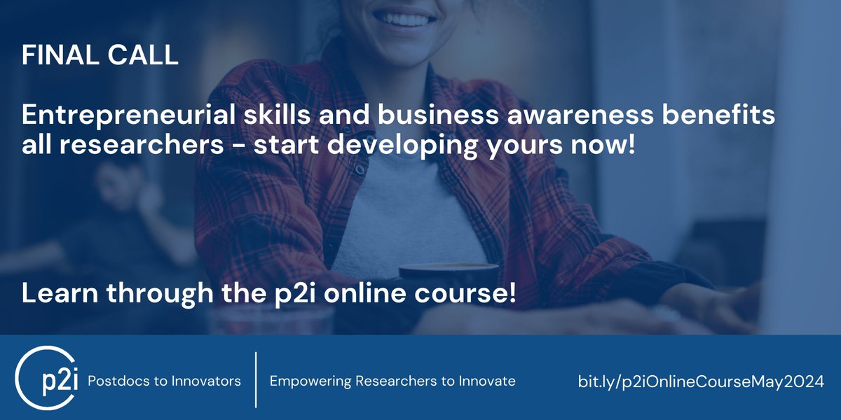 #postdocs Applications are closing shortly! Our online course is designed to give postdocs the tools, skills and confidence to get out there & secure support for their research or business ideas. #iecambridge Apply here: bit.ly/p2iOnlineCours… Course start date is 3 May