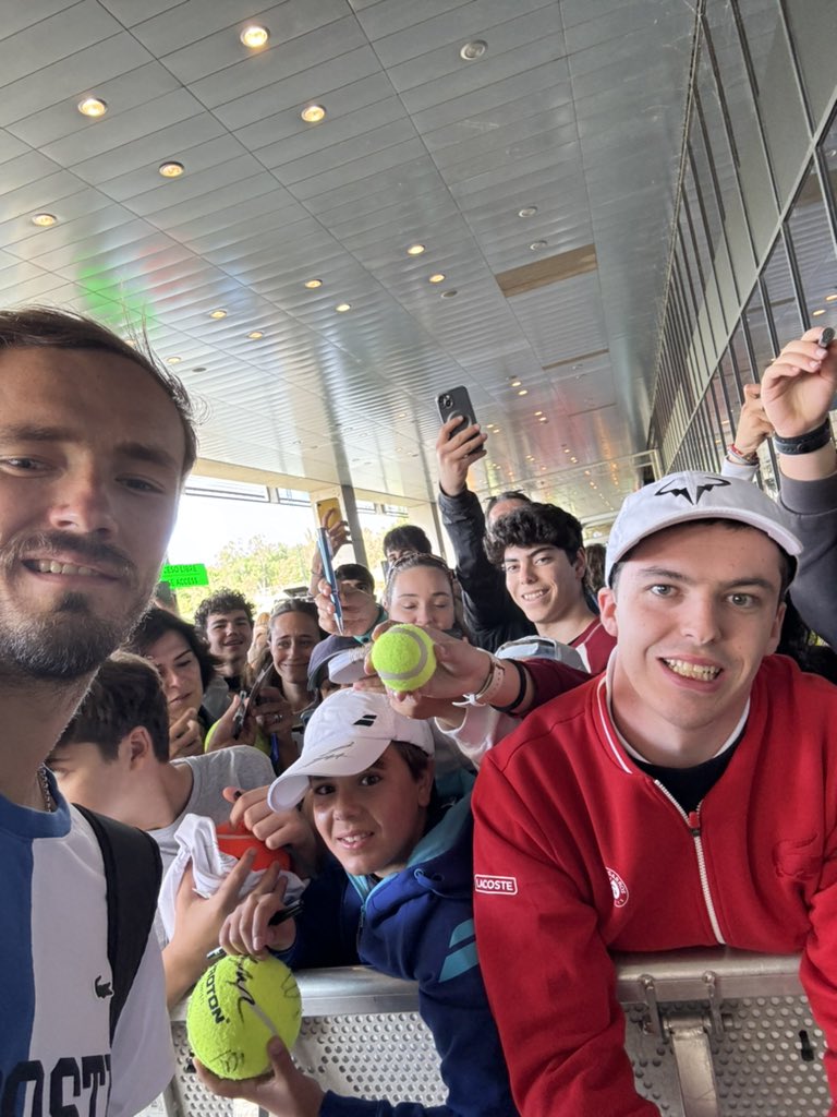 Thank you Daniil Medvedev @DaniilMedwed 🎾💪🏼