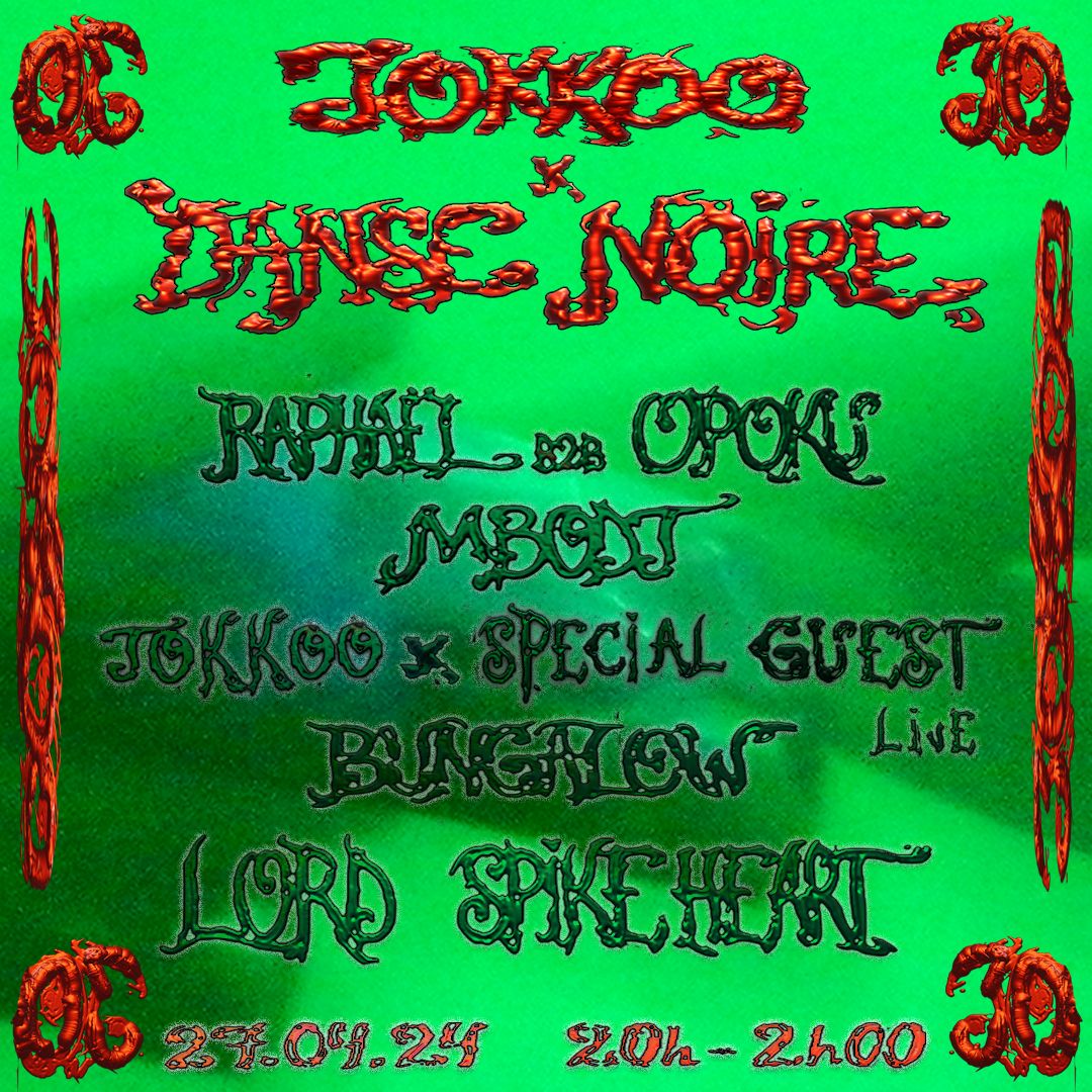 Second event in Barcelona with Jokkoo this Saturday with Lord Spikeheart (Duma), @bungalovv, a special guest from Danse Noire live with Jokkoo and more -- vv special one ra.co/events/1906966 12€ early bird, 15€ at the door