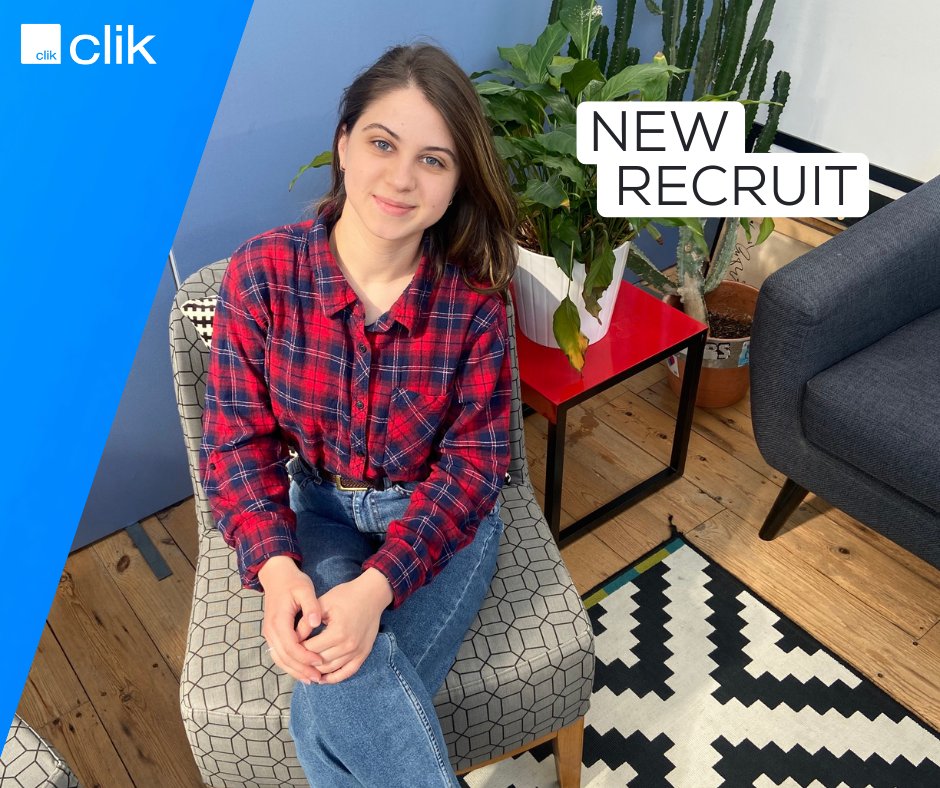 Clik_Tweets's tweet image. Join us in welcoming Karina to the team! 🎉

Our newest Junior Cloud Developer brings a passion for problem-solving and a love for camping, cooking, reading, and exploring new developer tools.

Thrilled to have you aboard, Karina! 🥰

#NewHire #CloudDeveloper #Welcome