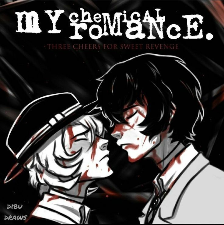 look what I found! (crd to the real artist.)

#soukoku #mychemicalromance #mcr #bsdfanart