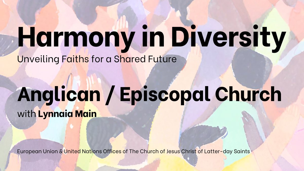 In tomorrow's episode, @LynnaiaM (@EpiscopalUN) will share insights into her faith and her role as the Episcopal Church Representative to the United Nations. Join in and ask your questions! #HarmonyInDiversity
churchofjesuschrist.zoom.us/webinar/regist…