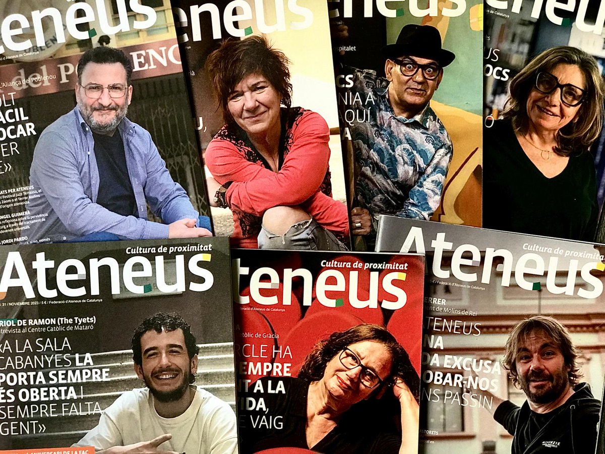 Per SANT JORDI, llegim també revistes! A l’últim número d’#ATENEUS, trobareu entrevistes a @Soler_Toni, Jordi Pardo, @JordiFoz i Montserrat Rubinat, un article de Lluis Antón Baulenas, un reportatge sobre els festivals dels ateneus i molt més. Bona Diada!