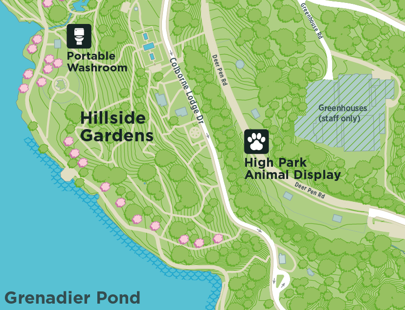 Fantastic to see the map and public information now ready to help people enjoy the #cherryblossom in Toronto's #HighPark! It was a pleasure to enhance our <a href="/cityoftoronto/">City of Toronto 🇨🇦</a> TO360 style with these gorgeous additions🌸 - here's a zoom-in just for you😊