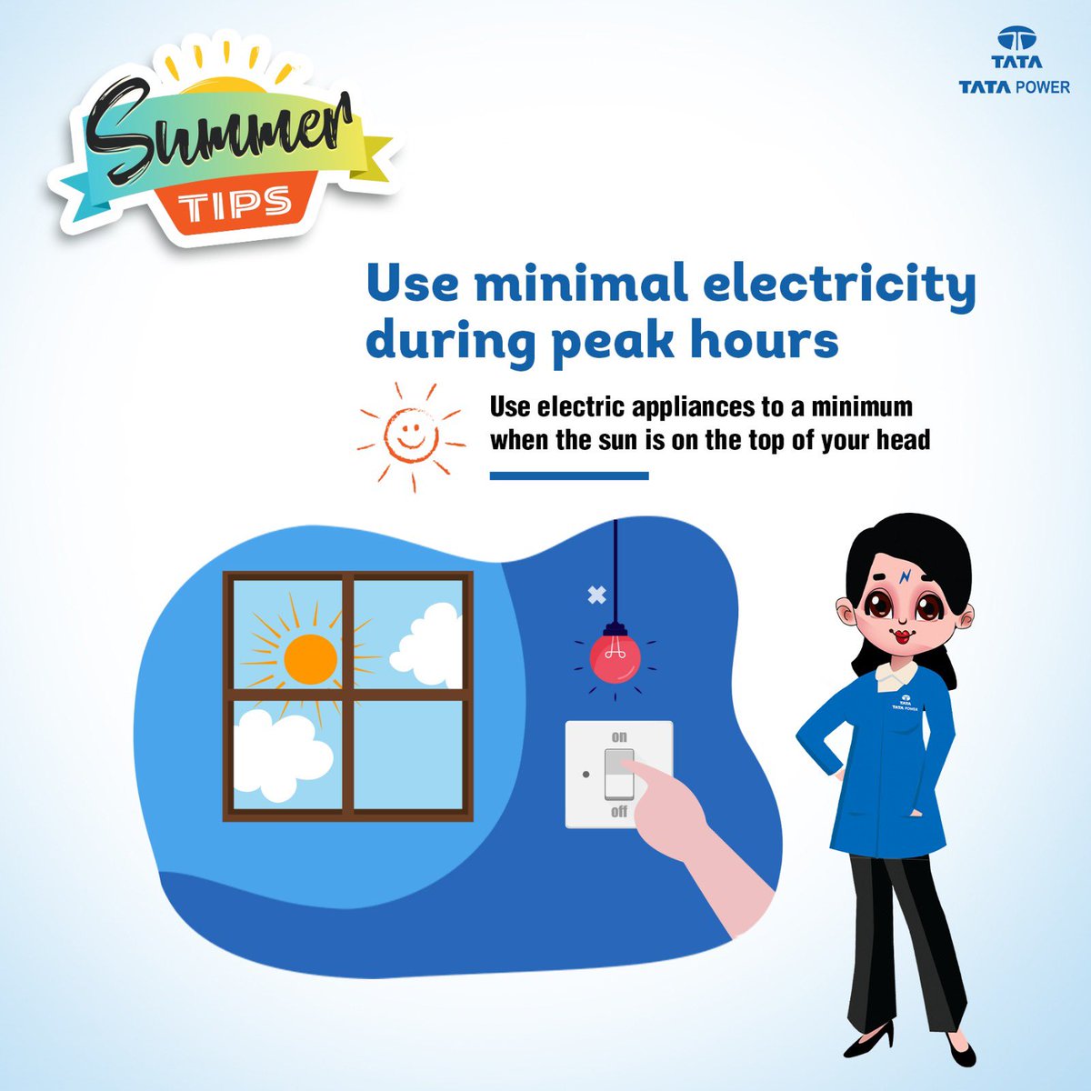 Unplug those unused electronics! Even on standby, electronics can silently drain energy. Get in the habit of unplugging chargers, TVs and other electronic devices when not in use. Small steps for a cooler planet! #TataPower #ThisIsTataPower #SummerTips #SaveElectricity…