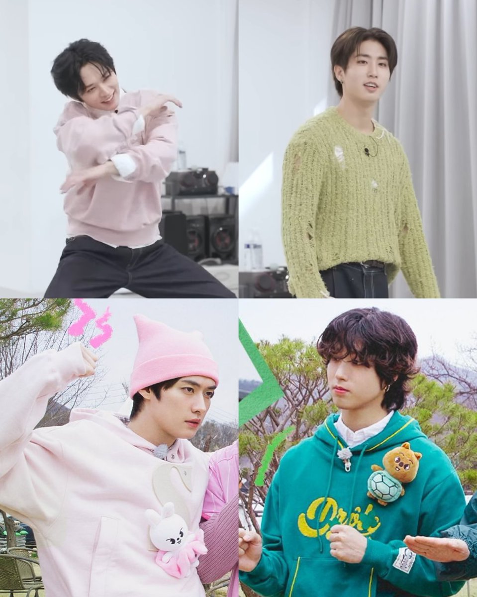 the urge to sing wsb whenever leeknow and han wear pink and green together……