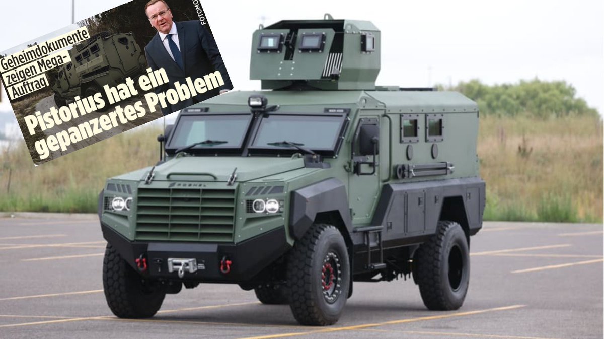 #BREAKING @RoshelDefence CEO @RomanShimon contacted @BILD and offered “a much better alternative” than the “FFG MRAP” / up-armored “BATT UMG”, namely the Roshel “#Senator MRAP”, to be delivered by @BMVg_Bundeswehr to Ukraine. ➡️ According to Shimon, Roshel could deliver 100