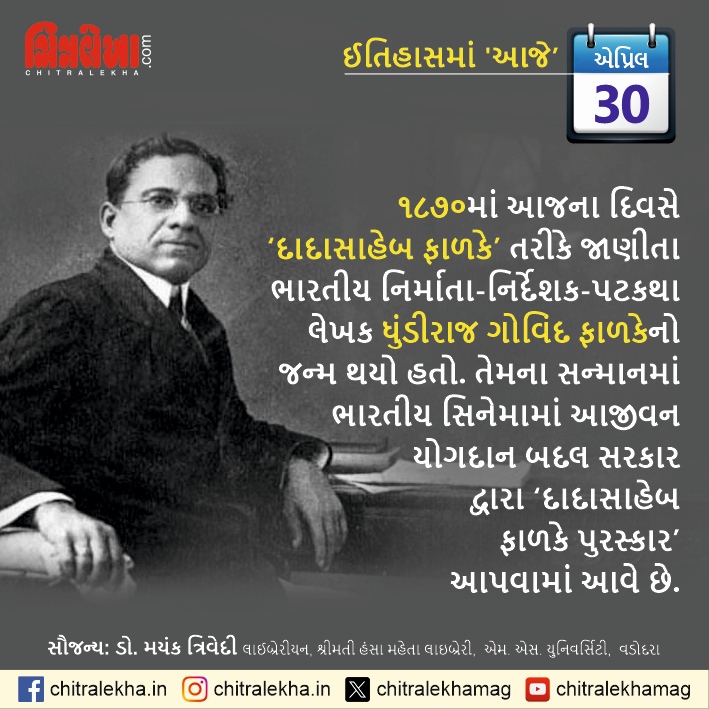 Today In The History
#todayinthehistory #today #TodayInHistory #Chitralekha #ChitralekhaNews