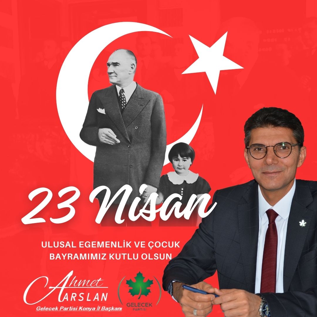 Ulu Önder Mustafa Kemal Atatürk’ün çocuklara armağanı 23 Nisan’ın 104. yılında, egemenlik yolunda yürüyen cesur yüreklere minnet duygusuyla… 23 Nisan Ulusal Egemenlik ve Çocuk Bayramı kutlu olsun!