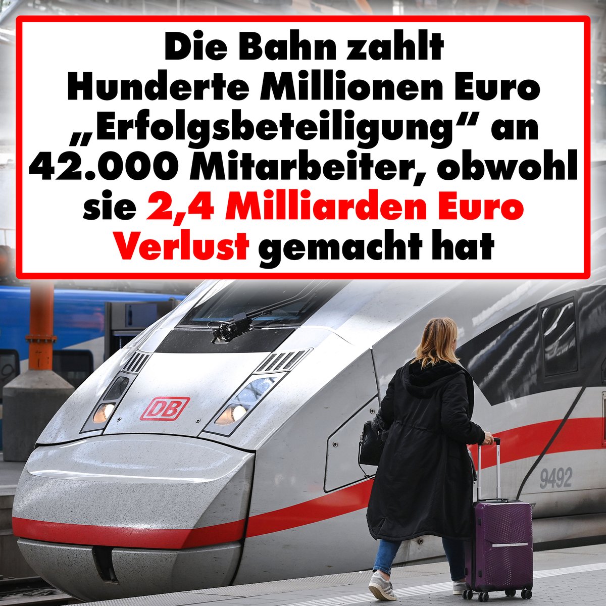 Soll man lachen oder weinen? Das wohl erfolgloseste Unternehmen Deutschlands zahlt großzügig Erfolgsprämien aus. #deutschebahn 
nius.de/wirtschaft/die…