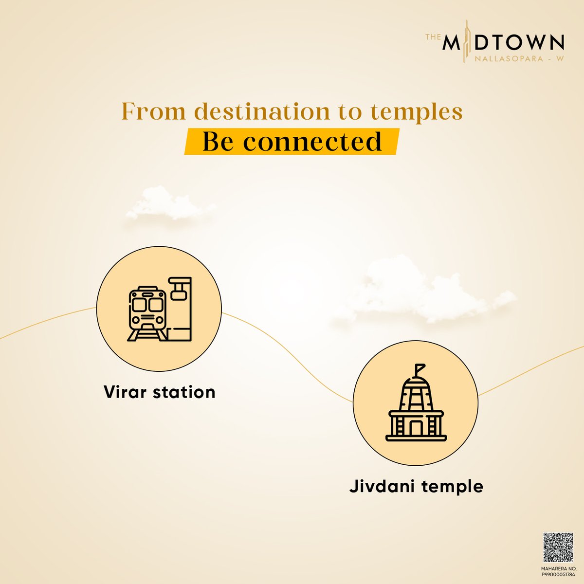 Experience easy commutes and blessings of Jivdani devi when you live #InTheMidOfTheTown

#TheMidtown #WeAreTheMidtown #RealEstate #RealEstateDevelopers #MidtownConvenience #EasyCommute #AccessibleLiving #CommercialRealEstate #Connected #PrimeLocation #Nallasopara #Virar #Mumbai