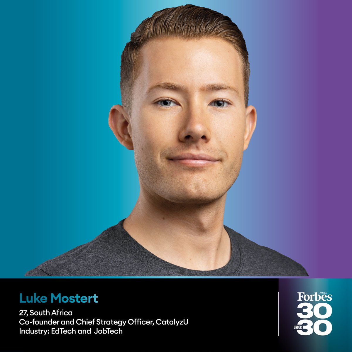 #ADecadeofUnder30
From venture capital (VC) to technology entrepreneurship; from a non-profit to for-profit… the unconventional start of this business began in 2021 for @lukemostert and his co-founder, Karl Nchite.

They ideated and launched Young African Catalysts (CatalyzU) –…