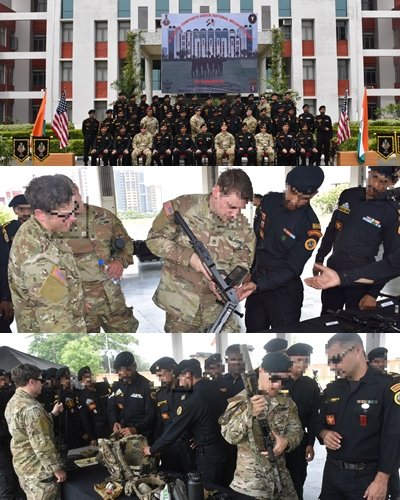 #ExTARKASH2024 begins in Kolkata, as #NSG collaborates with #US Special Ops Forces for intense counter-terrorism drills. Building stronger alliances and expertise to combat global threats. 

#HelicopterCrash
#T20WorldCup 
#TeJran