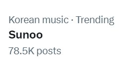 kimsunoolab_'s tweet photo. [INFO • X] 240423      

‘Sunoo’ is currently Trending under Korean Music with 78.5K Posts 🩵 

#SUNOO #엔하이픈_선우 #선우 #김선우 #ENHYPEN_SUNOO #ソヌ https://t.co/KRT3DUWfNC