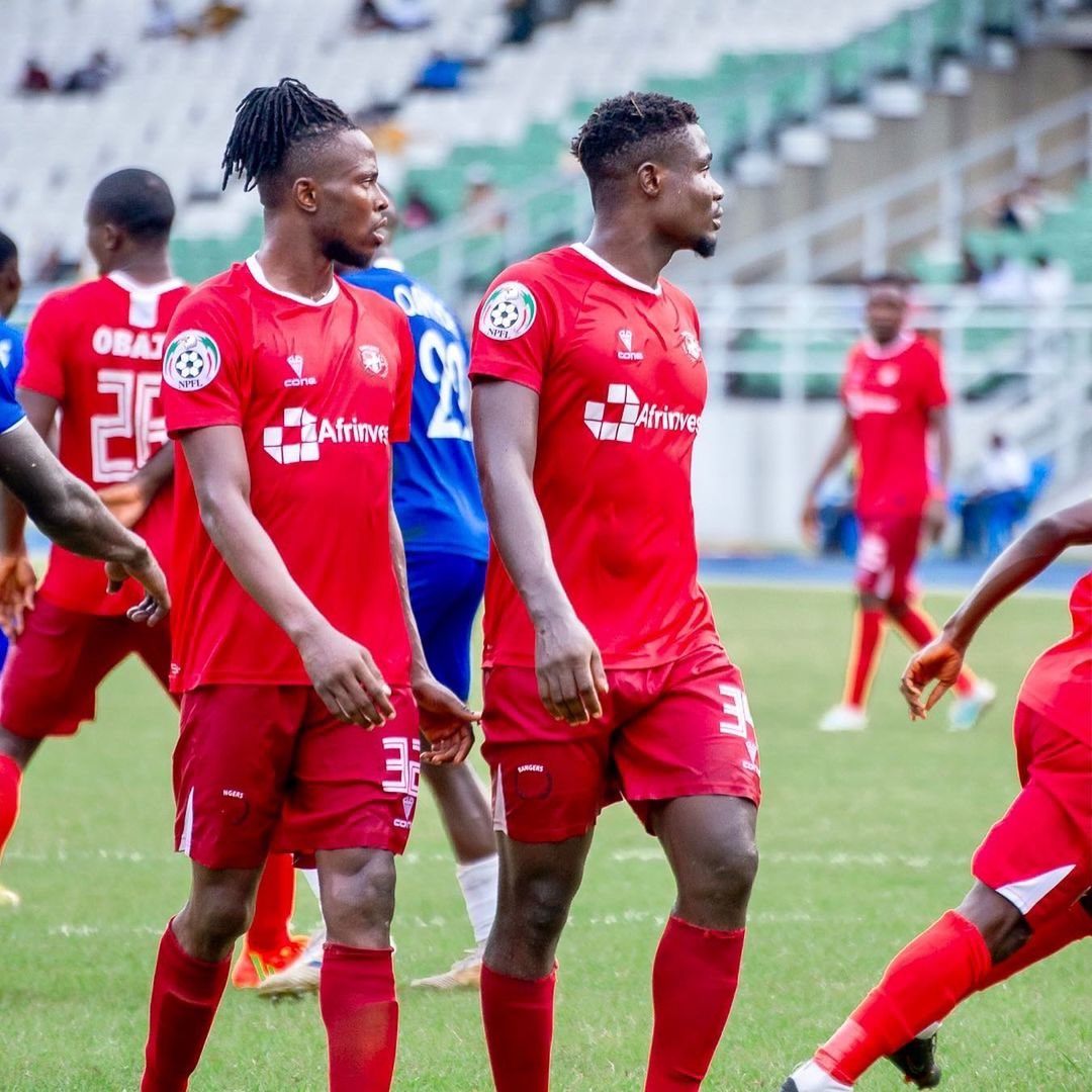 Rangers_Intl's tweet photo. Picture moments on the field โฝ๏ธ๐ธ
#RangersIntl #MatchDay31 #Npfl24
#HistoryTogether #NeverSayDie https://t.co/ZPDnhqgAPz