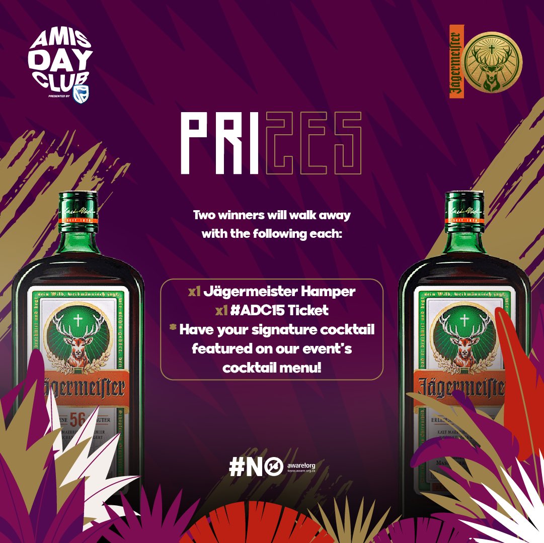 Hey Day Clubbers! It’s time to get into your mixologist bag with Jagermeisternamibia! 🦌 • Winners of this exciting competition get to have their signature cocktail featured on our cocktail bar menu! So whip out a bottle of Jägermeister and get to mixing! 🥃