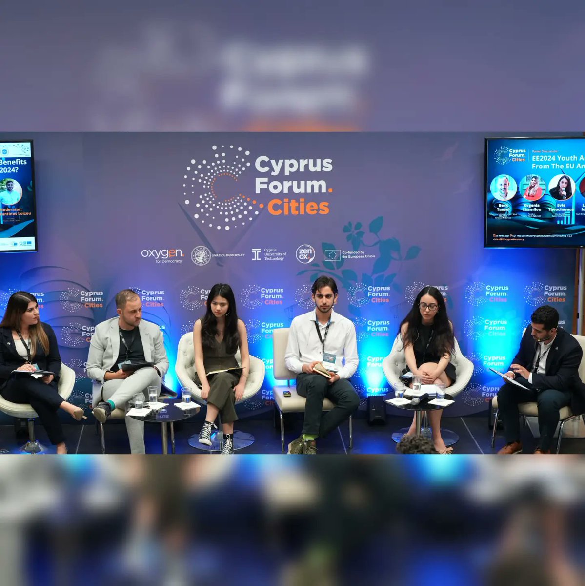 🗣️ Panel: How #youth benefits from the #EU and its role to the #EE2024 

👏 Congratulations to the @CypForum for this great conference. One full day, 100 speakers and more than 13 panels.

@CyprusYouthCoun #empoweryouth