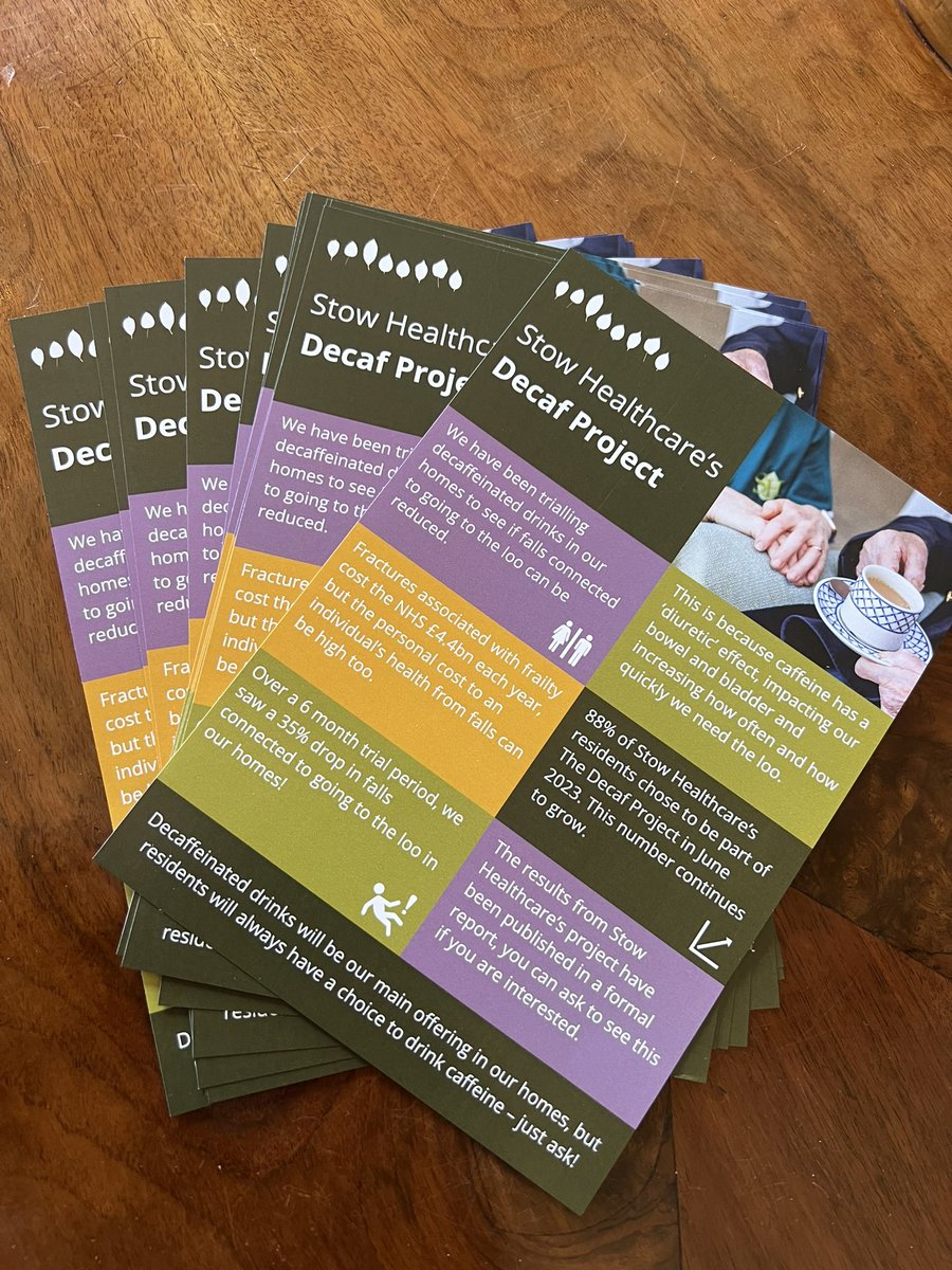 A busy launch day of the Decaf Project today with filming with @tanyamercer @itvanglia keep an eye on your tv screens today! ☕️🫖

#AdultSocialCare #FallsPrevention #GiveDecafAGo