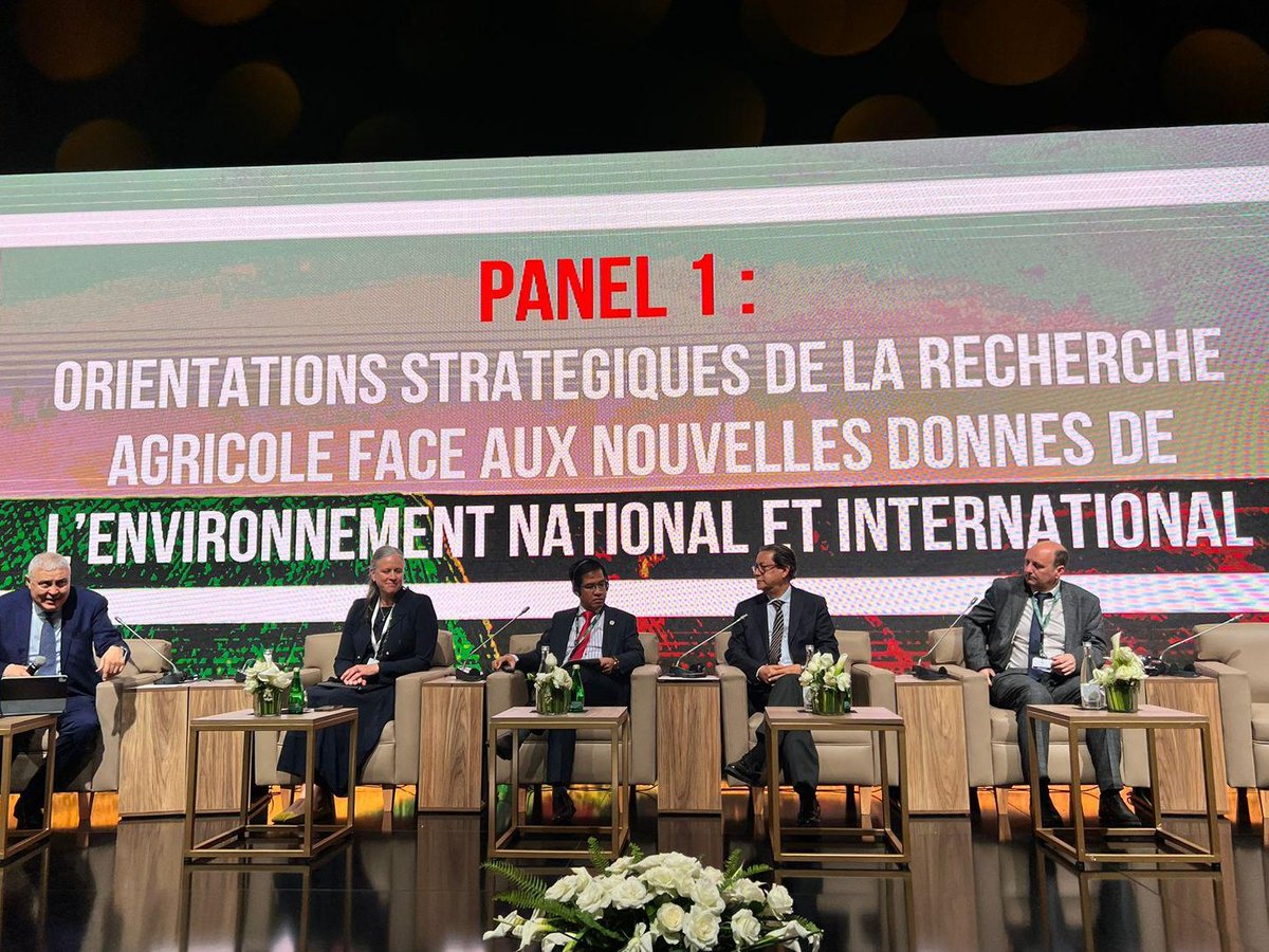 By unleashing the power of global & national agri-research systems through enhanced cooperation & best practice sharing, we can create an even bigger impact for smallholder farmers. A pleasure to speak at @Agri_gov_ma's high-level conference on agri-research, at #SIAM2024 in 🇲🇦.