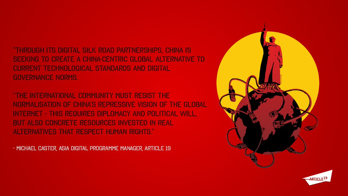 “By expanding its authoritarian model, China aims to ultimately supplant the tenets of internet freedom + rights-based principles of global digital governance”, says @michaelcaster.
Our report exposes China’s digital authoritarianism in the Indo-Pacific.
article19.org/resources/chin…