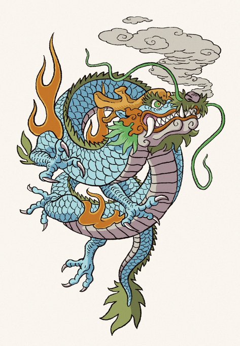 「cloud dragon」 illustration images(Latest)