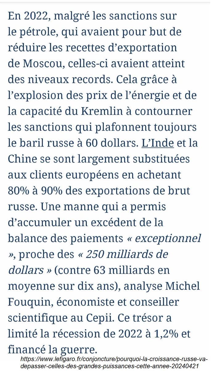 @KimJongUnique La guerre a dopé la croissance économique de #Russie Est-ce l'espérance inavouable de tous ces va-t-en-guerre européens ?