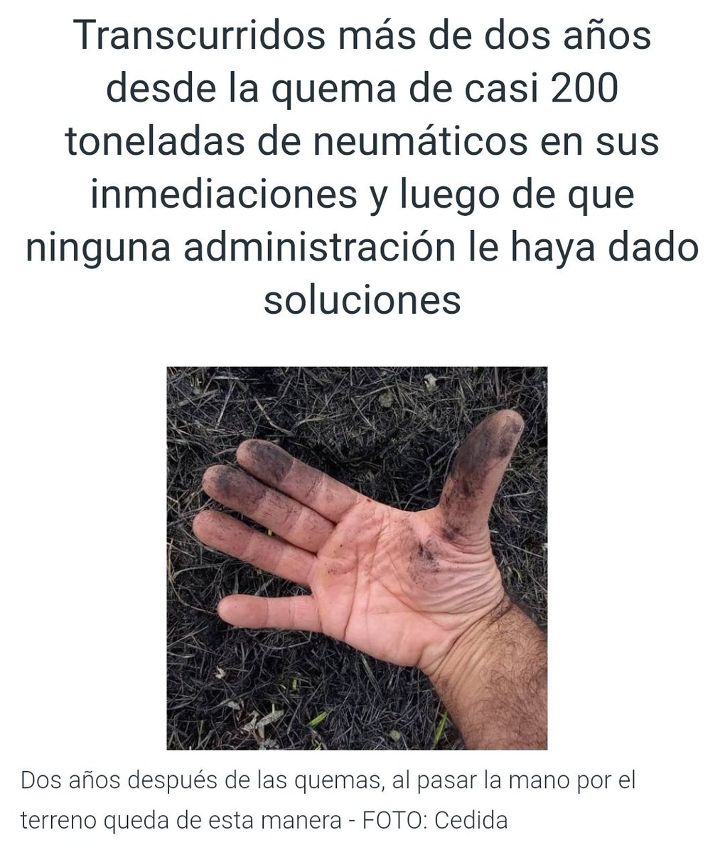 Artabra_e's tweet photo. Los #residuos procedente d la quema d #neumáticos a cielo abierto son altamente #cancerígenos
https://t.co/1YMNeQpn7P
El incendio en la planta d residuos industriales q #Sogarisa tiene en Somozas
https://t.co/rlKprsfW7n
ADMINISTRACIONES CÓMPLICES DE LAS ILEGALIDADES EN SOMOZAS https://t.co/cc0K8ZoJuj