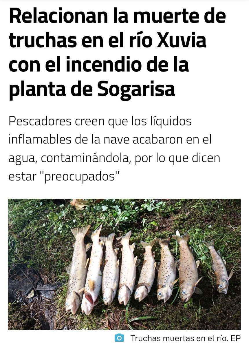 Artabra_e's tweet photo. Los #residuos procedente d la quema d #neumáticos a cielo abierto son altamente #cancerígenos
https://t.co/1YMNeQpn7P
El incendio en la planta d residuos industriales q #Sogarisa tiene en Somozas
https://t.co/rlKprsfW7n
ADMINISTRACIONES CÓMPLICES DE LAS ILEGALIDADES EN SOMOZAS https://t.co/cc0K8ZoJuj